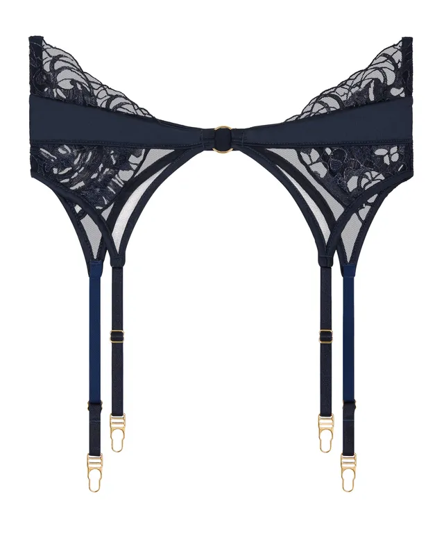 aubade-satin-memories-serre-taille-deep-sea image 1