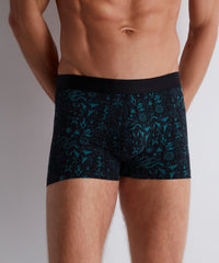 aubade-homme-lot-de-2-boxers-talisman-vert-noir image 3
