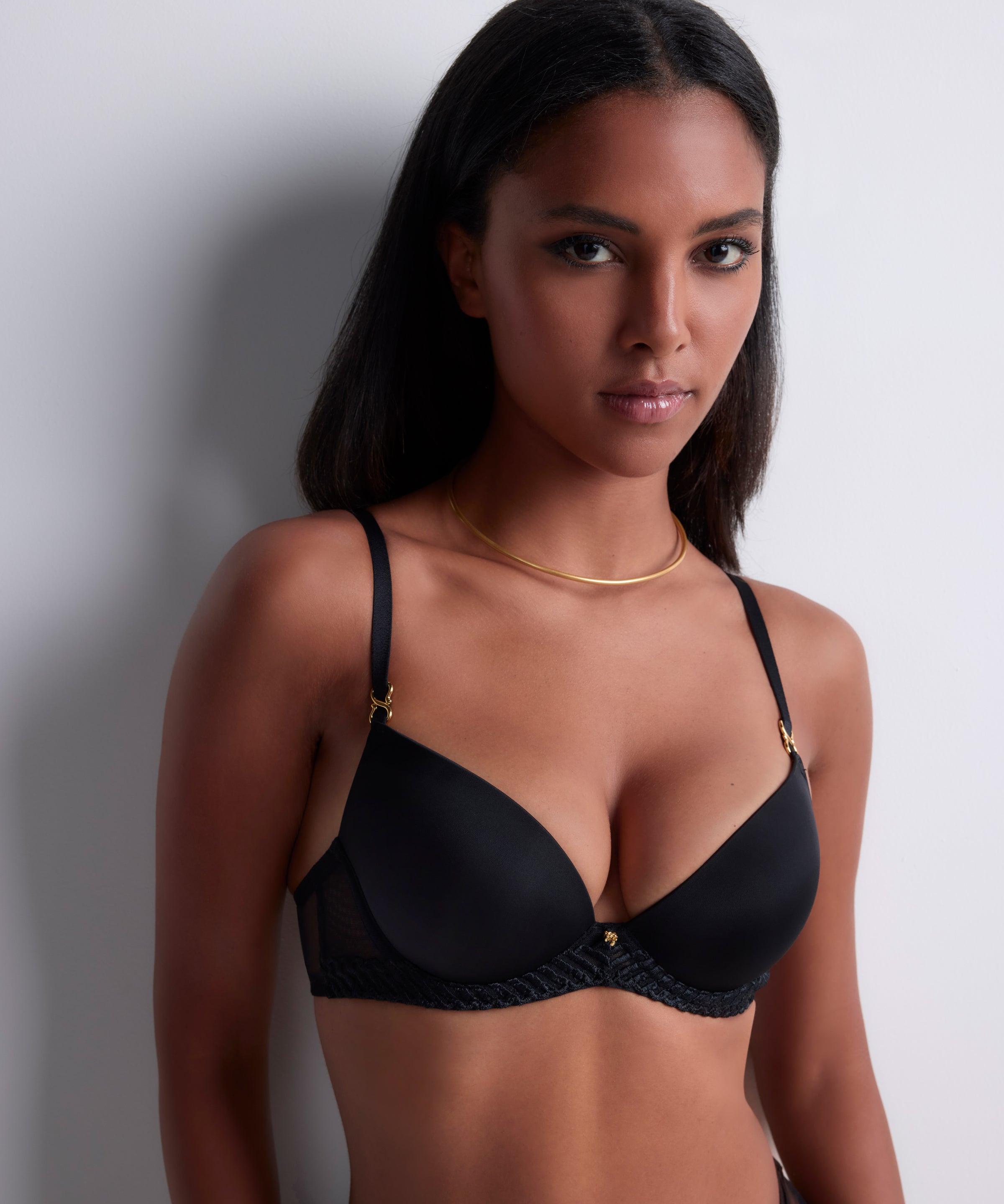 aubade-sheer-emotion-soutien-gorge-push-up-coques-black image 2