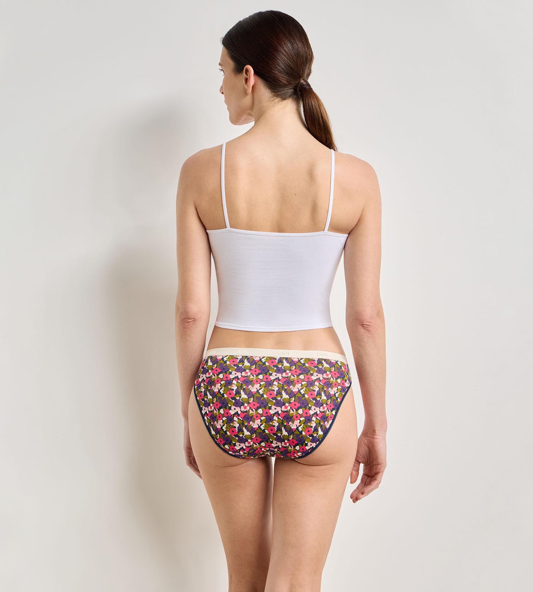 dim-les-pockets-lot-5-culottes-femme-coton-clat-floral image 5