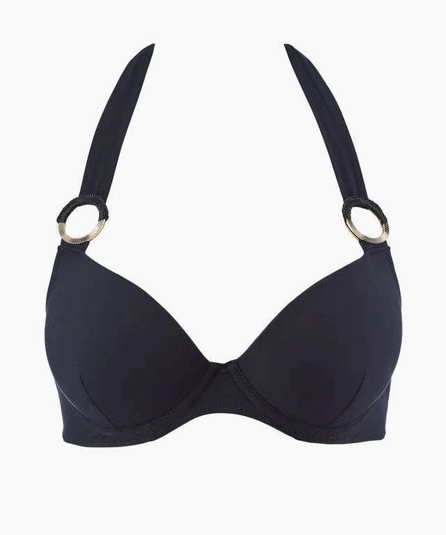 aubade-secret-cove-haut-de-maillot-push-up-coques-rembourr-es-noir image 1