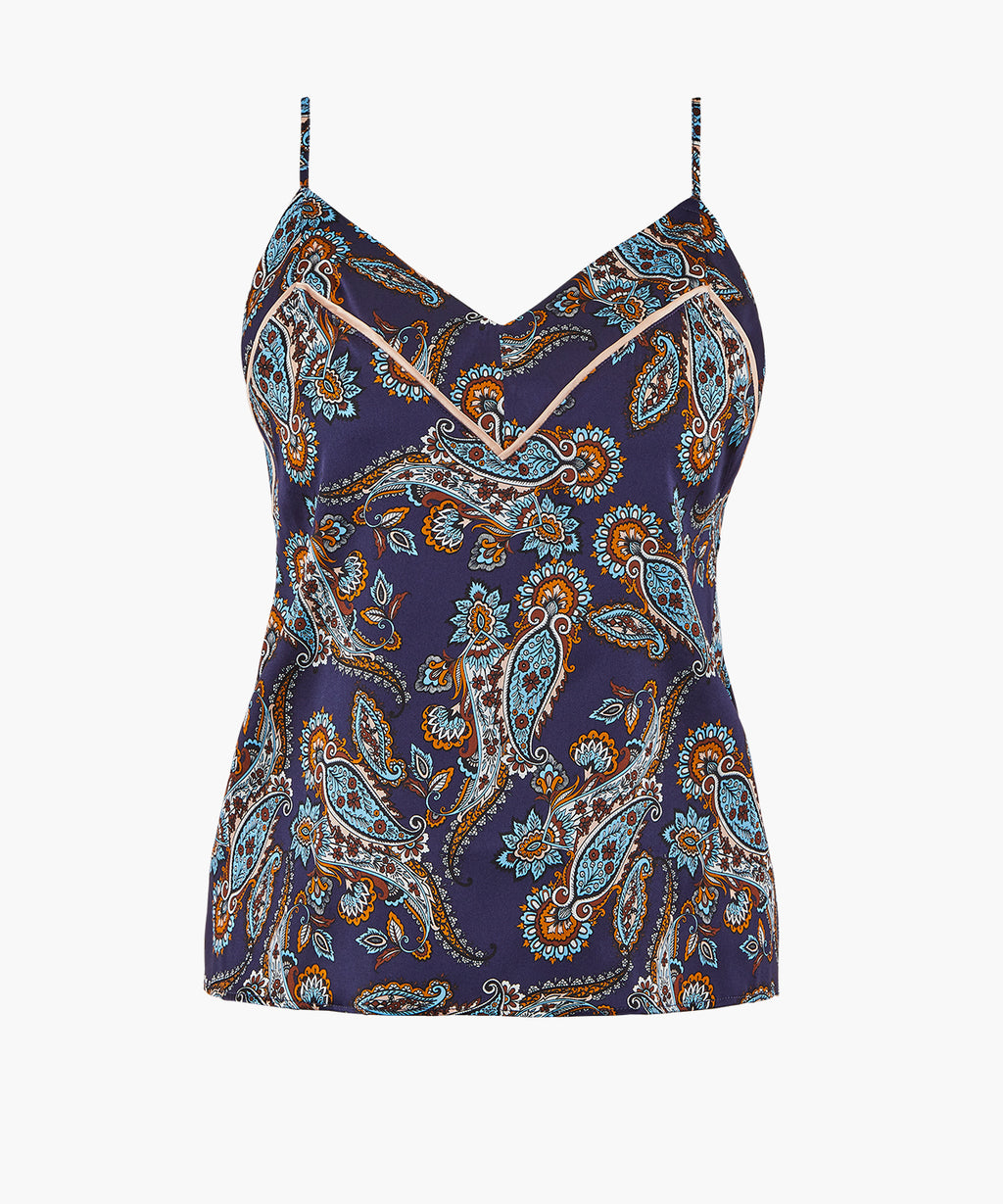 aubade-silk-by-night-top-avec-spaghetti-tr-gern-blue-cachemire image 1