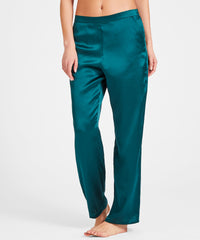 aubade-toi-mon-amour-pantalon-pyjama-soie-meraude image 2