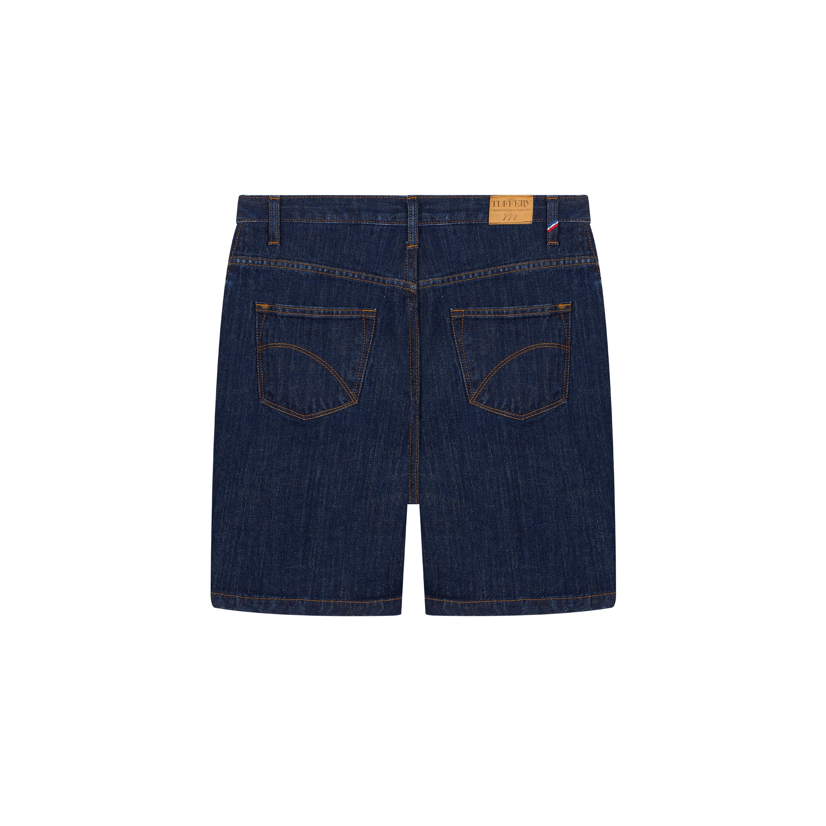 atelier-tuffery-aim-short-femme-taille-haute-en-jean-brut image 3