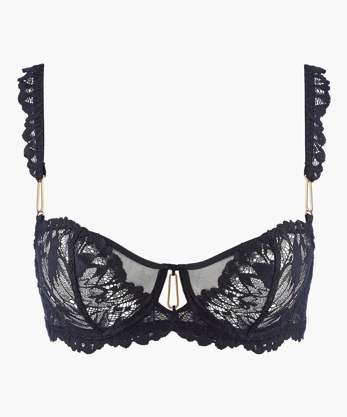 aubade-flowermania-soutien-gorge-corbeille-armatures-noir image 1