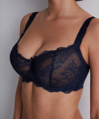 aubade-danse-des-sens-soutien-gorge-confort-demi-corbeille-bleu-evening-blue image 4
