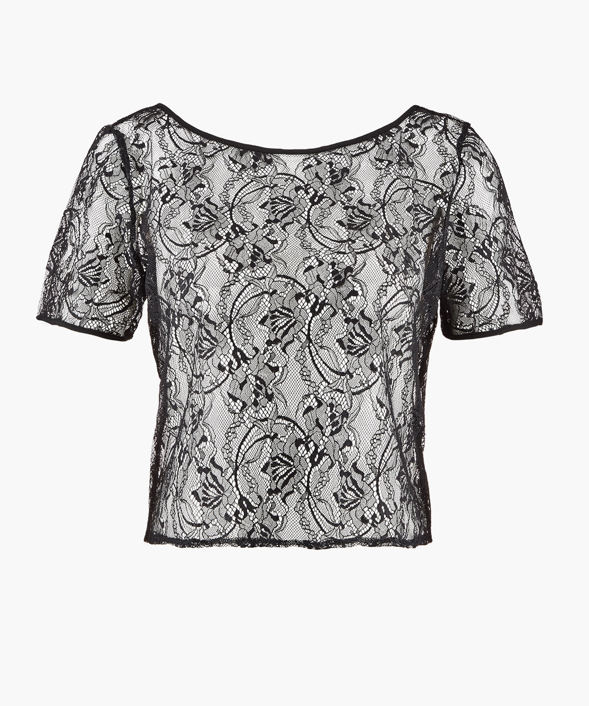 aubade-lazy-days-top-manches-courtes-noir-3 image 1