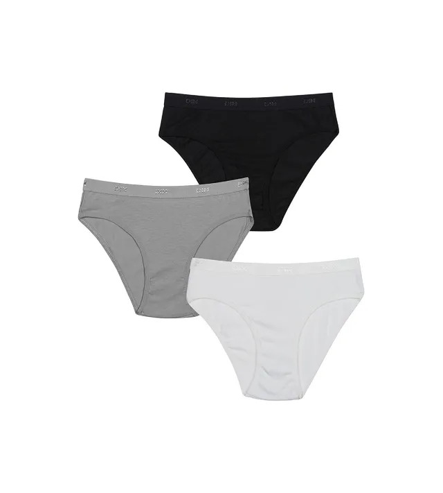 dim-lot-de-3-culottes-blanche-noire-grise-les-pockets-dim-girl image 1