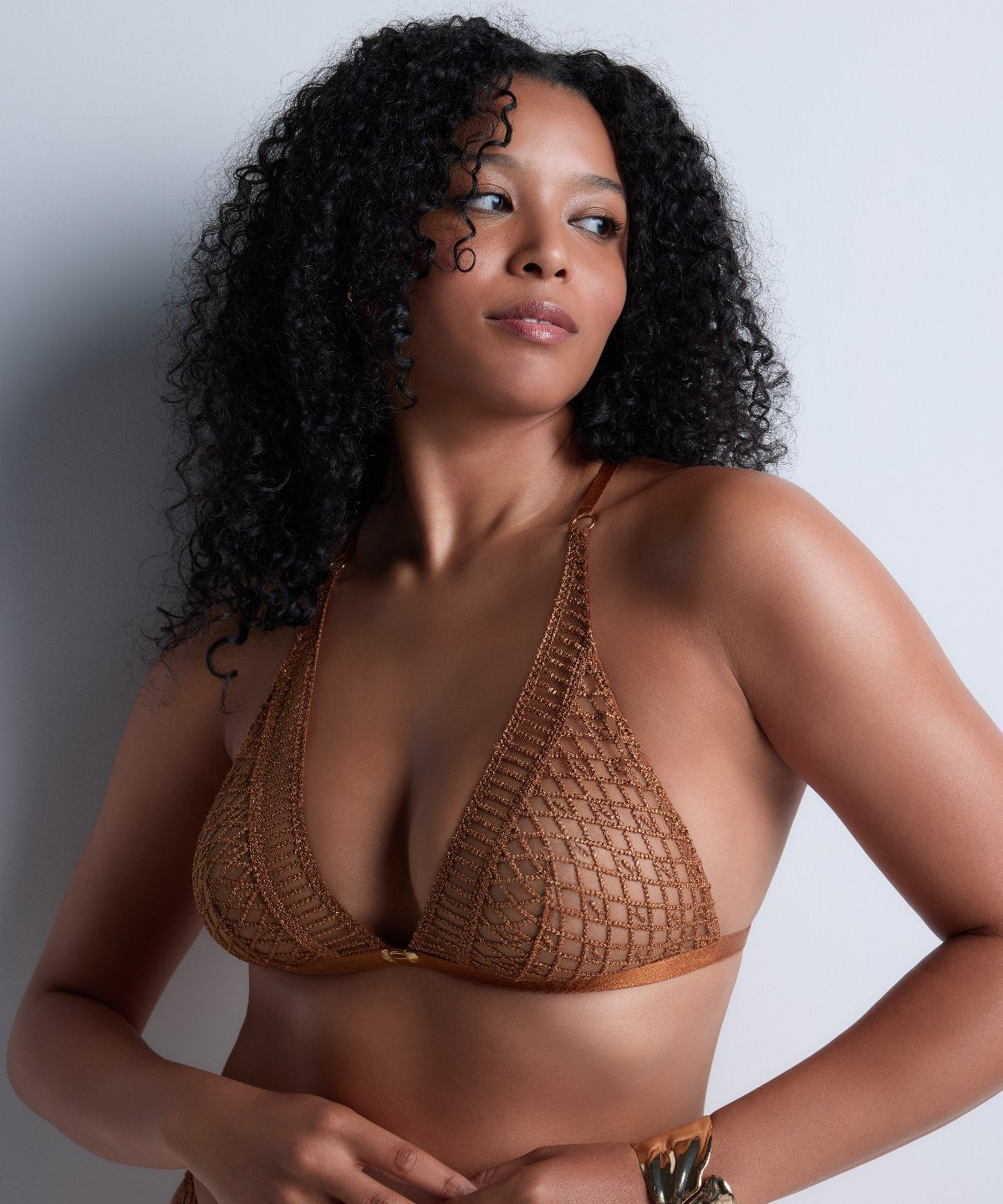 aubade-stardust-dream-soutien-gorge-triangle-bralette-amber-gold image 4