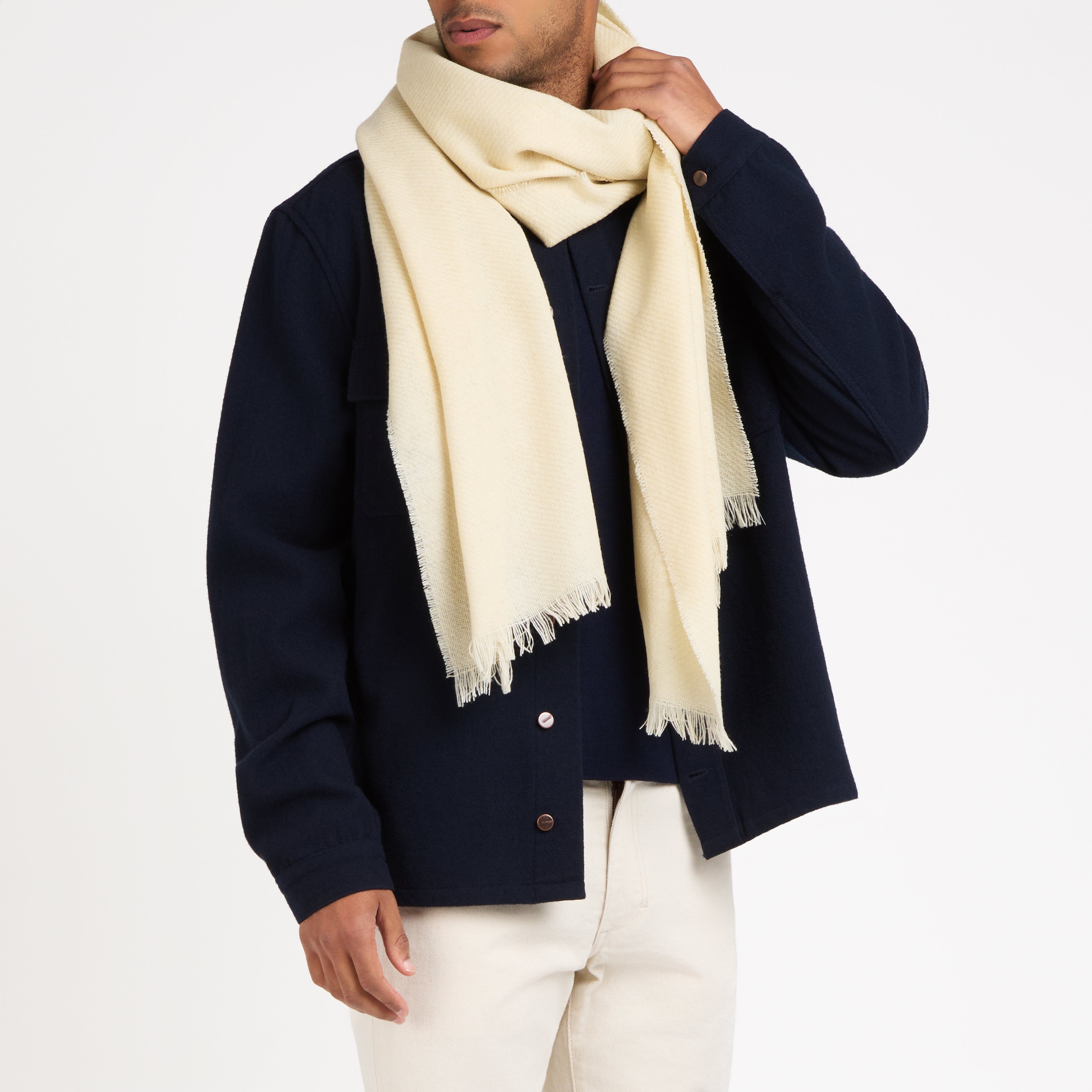 atelier-tuffery-charpe-femme-en-laine-fran-aise-cru image 4