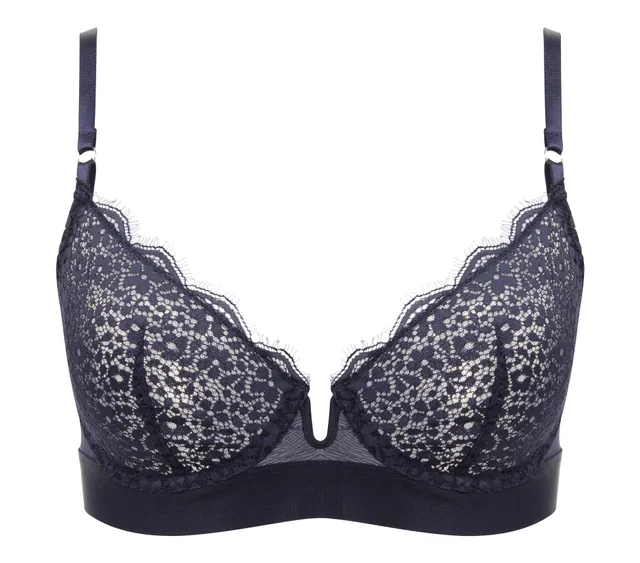 darjeeling-soutien-gorge-corbeille-leo-dentelle-femme-bleu-90g image 1