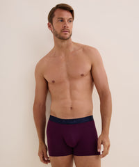 aubade-homme-pack-2-boxers-fleur-de-boteh-bordeaux-2 image 6