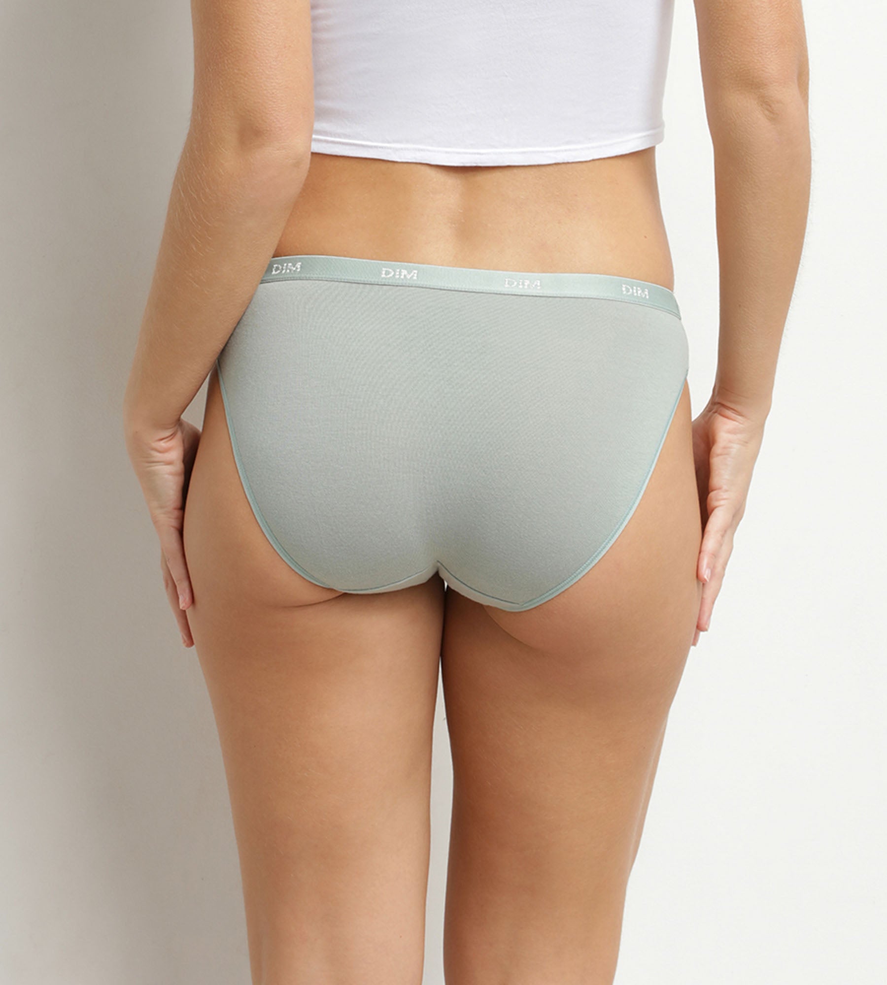 dim-les-pockets-ecodim-lot-de-5-slips-femme-coton-stretch-terracotta image 2