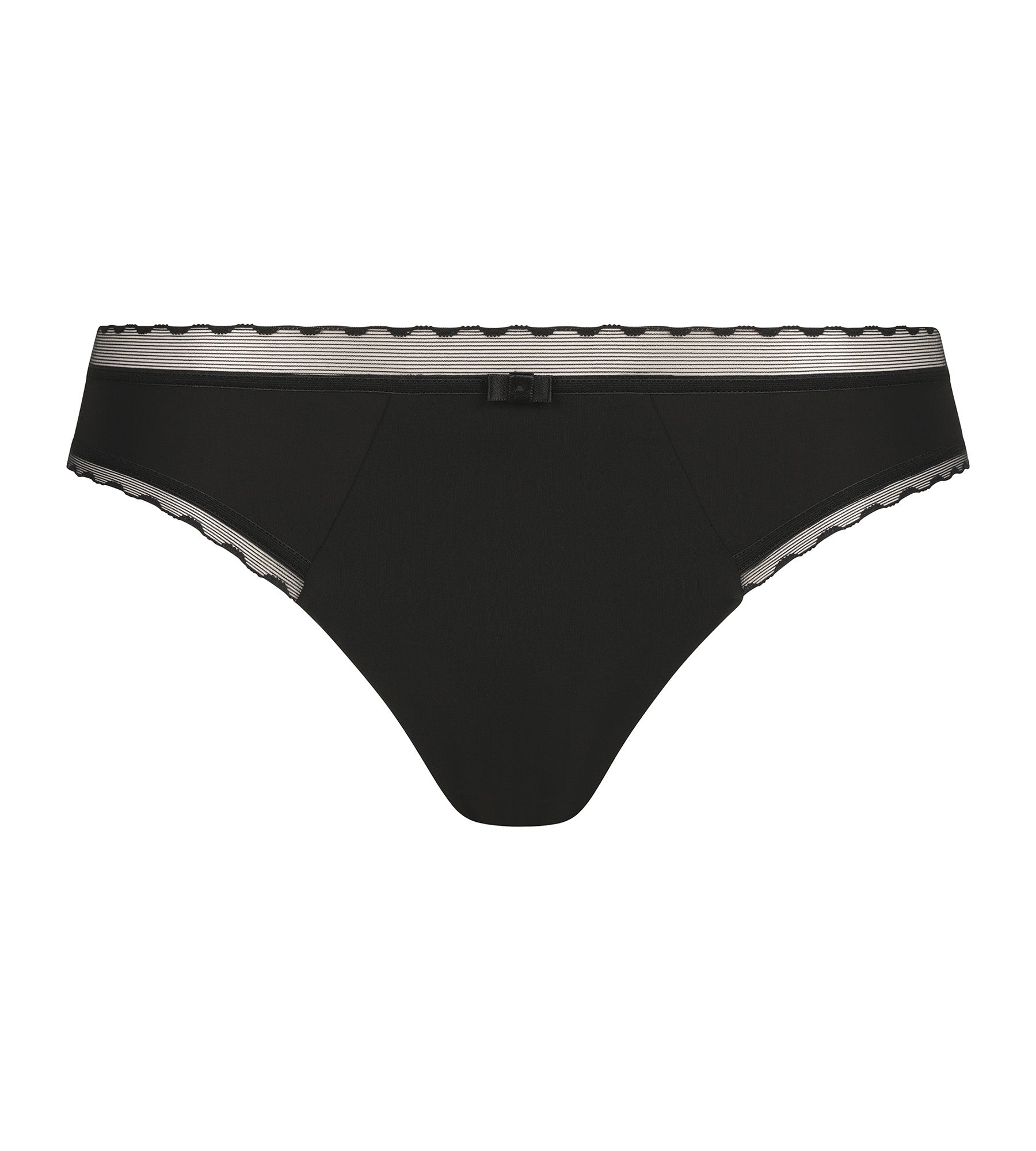 dim-daily-confort-slip-femme-microfibre-et-tulle-noir image 5