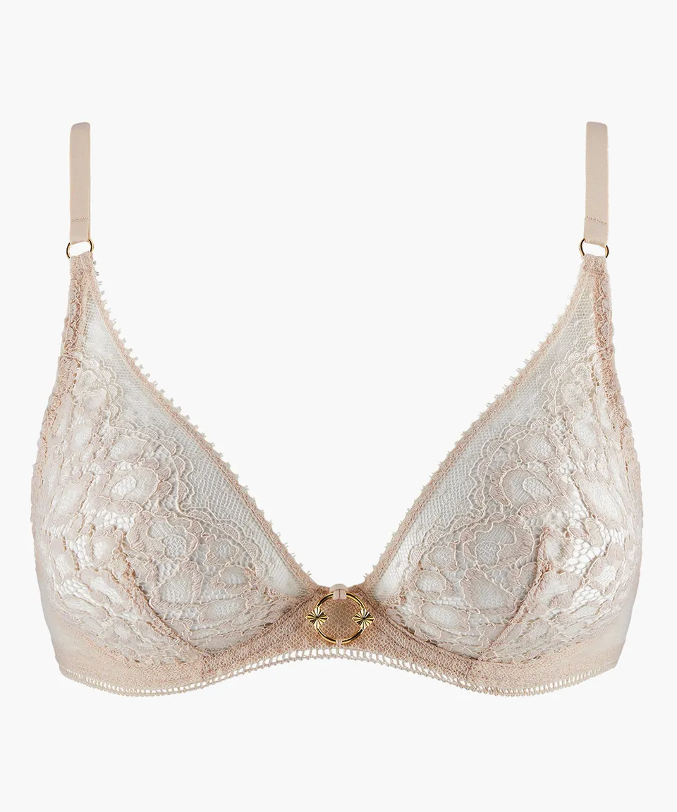 aubade-illusion-fauve-soutien-gorge-triangle-armatures-th-blanc image 1