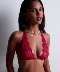 aubade-sense-of-illusion-bralette-triangle-red-berry image 2