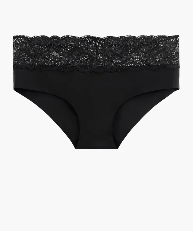 aubade-sweetessence-shorty-noir-dentelle-recycl-e-t1 image 1