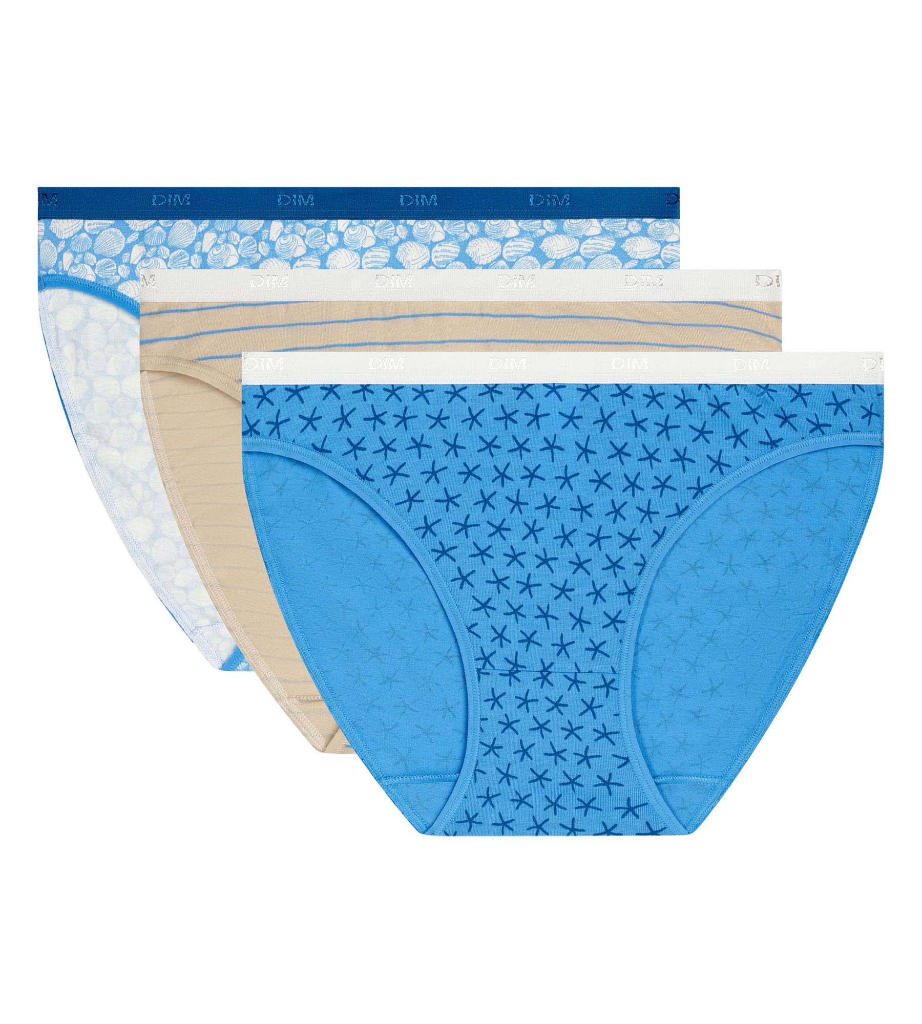 dim-les-pockets-lot-de-3-slips-coton-stretch-motif-plage image 5