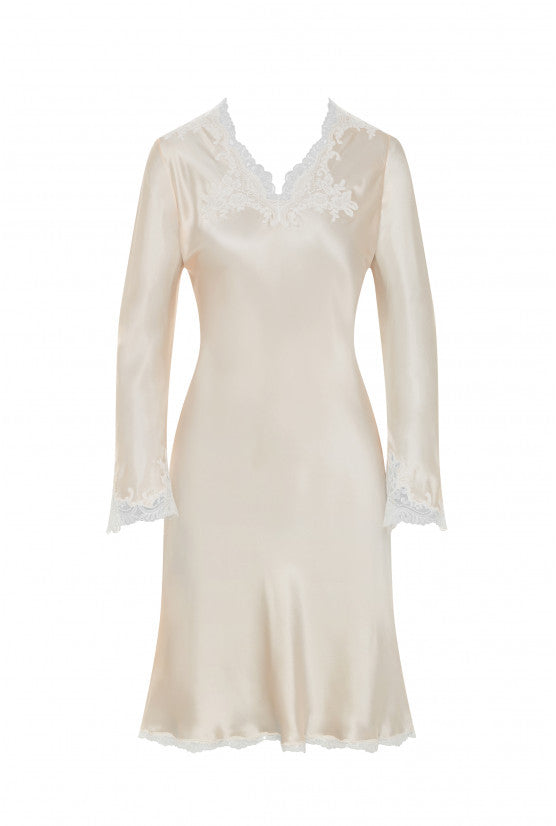 cadolle-eloise-chemise-de-nuit-soie-p-che image 1
