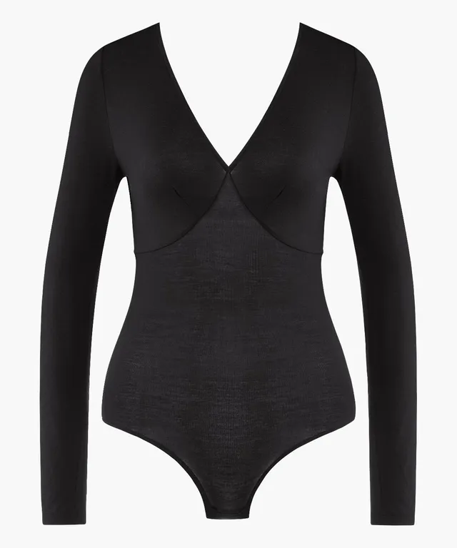 aubade-lazy-days-body-manches-longues-noir-2 image 1