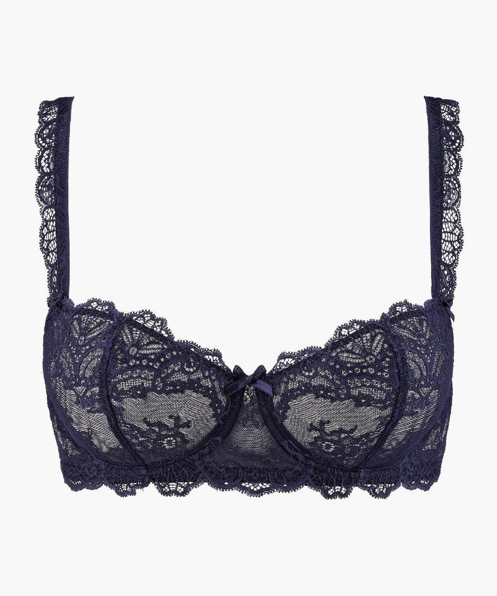 aubade-danse-des-sens-soutien-gorge-demi-bonnets-evening-blue image 1