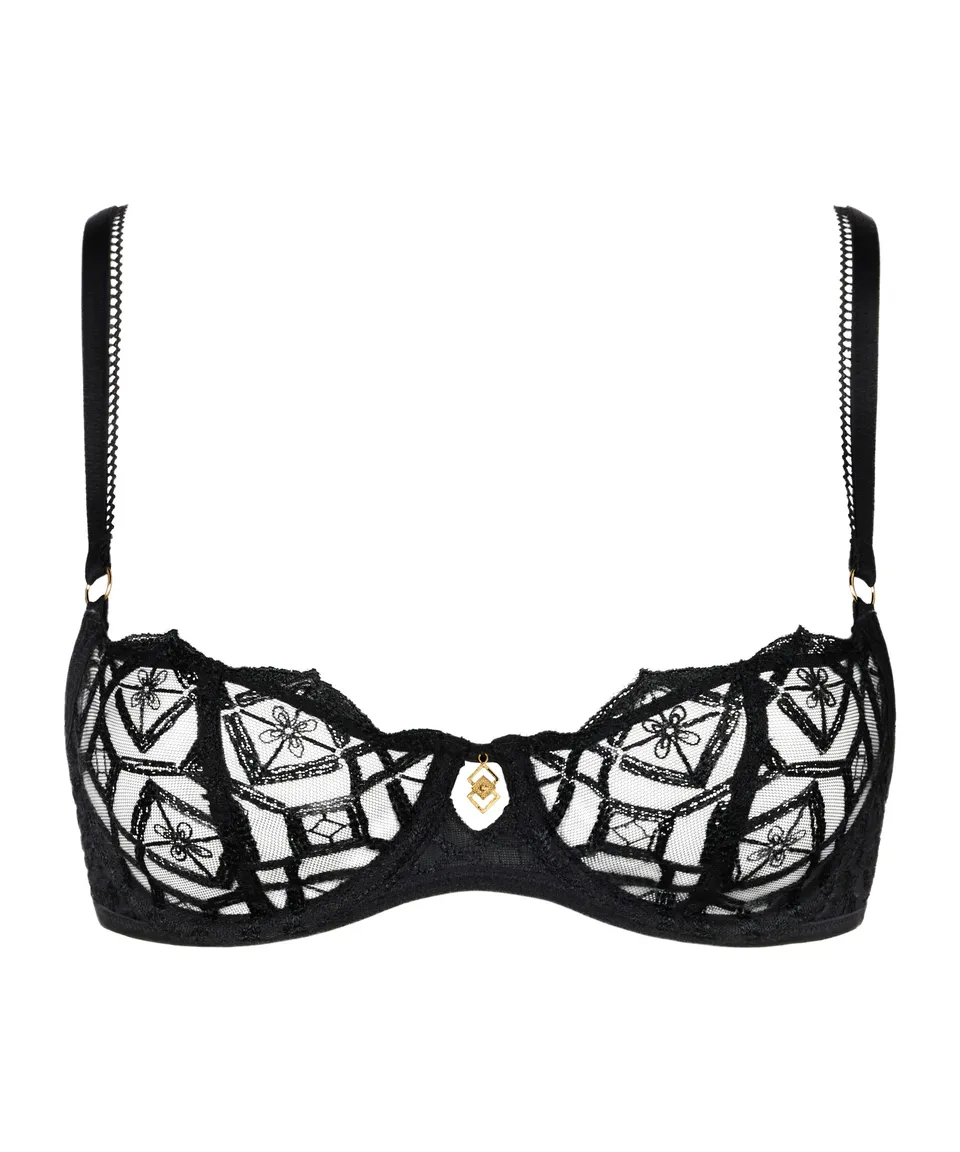 aubade-sense-of-illusion-soutien-gorge-corbeille-avec-armatures-black image 1