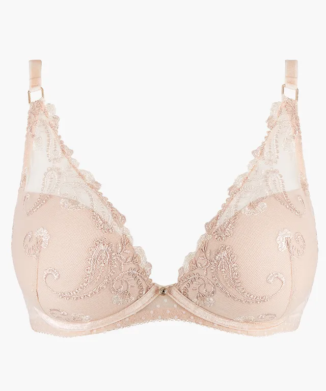 aubade-velvet-memories-soutien-gorge-plunge-foulard-dawn image 1