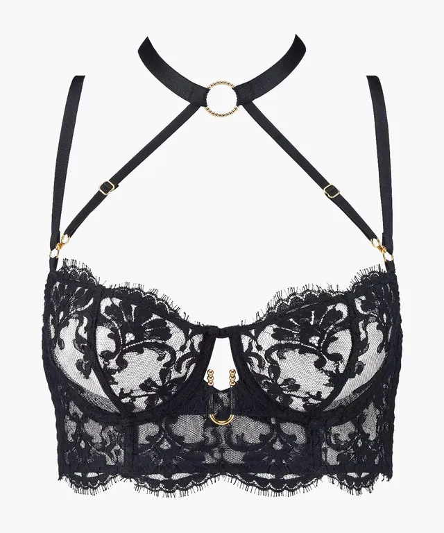 aubade-under-your-spell-bustier-ultra-black image 1