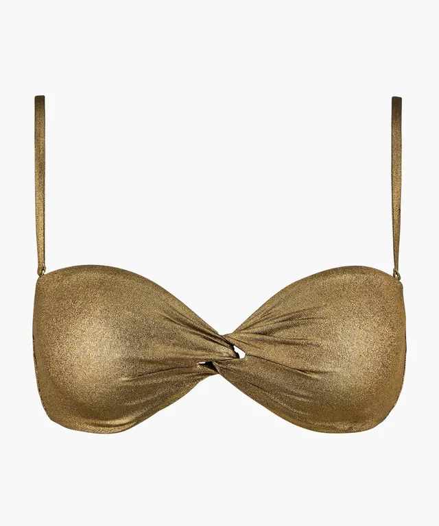 aubade-sunlight-glow-haut-de-maillot-de-bain-bandeau-coques-amovibles-antique-go image 1
