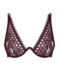 aubade-loge-du-d-sir-soutien-gorge-triangle-mono-armature-deep-berry-2 image 8