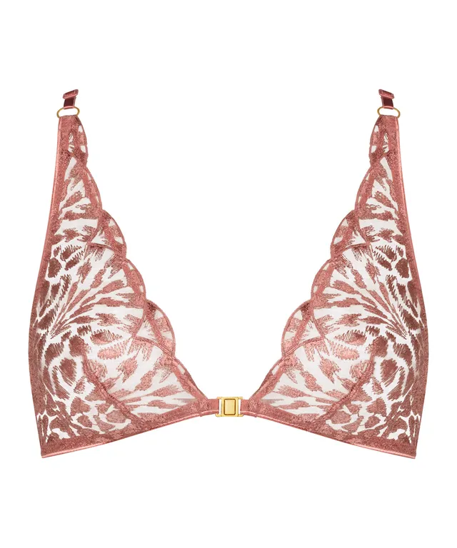 aubade-crazy-in-love-bralette-warm-pink-triangle-sans-armatures-brod image 1