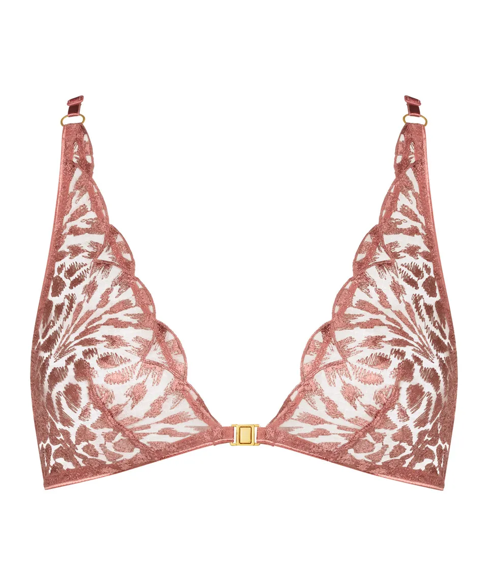 aubade-crazy-in-love-bralette-warm-pink-triangle-sans-armatures-brod image 1