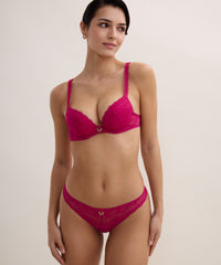 aubade-ivresse-baroque-soutien-gorge-push-up-pink-muse image 2