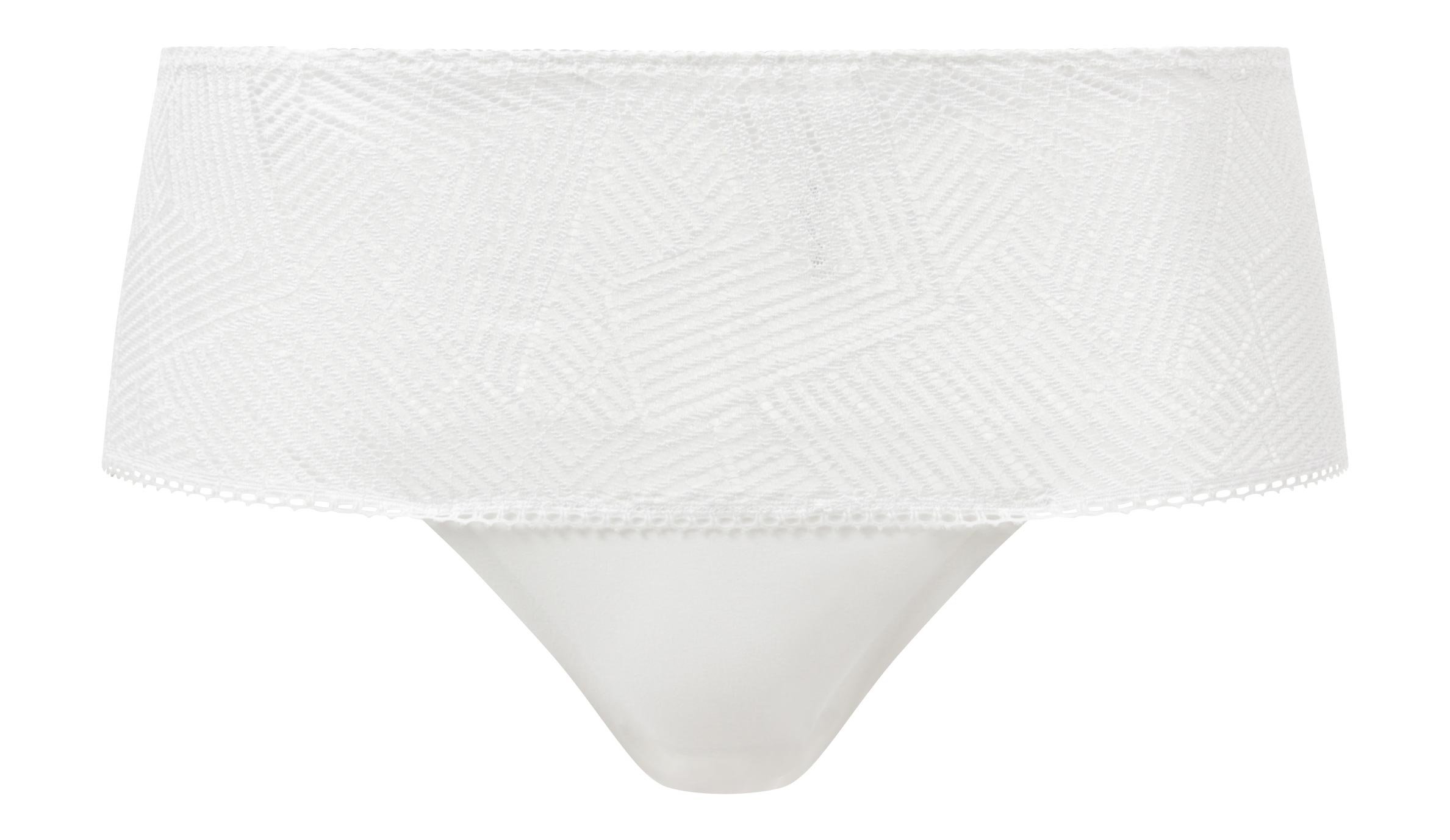 darjeeling-gloria-culotte-dentelle-graphique-femme-blanc-l image 1