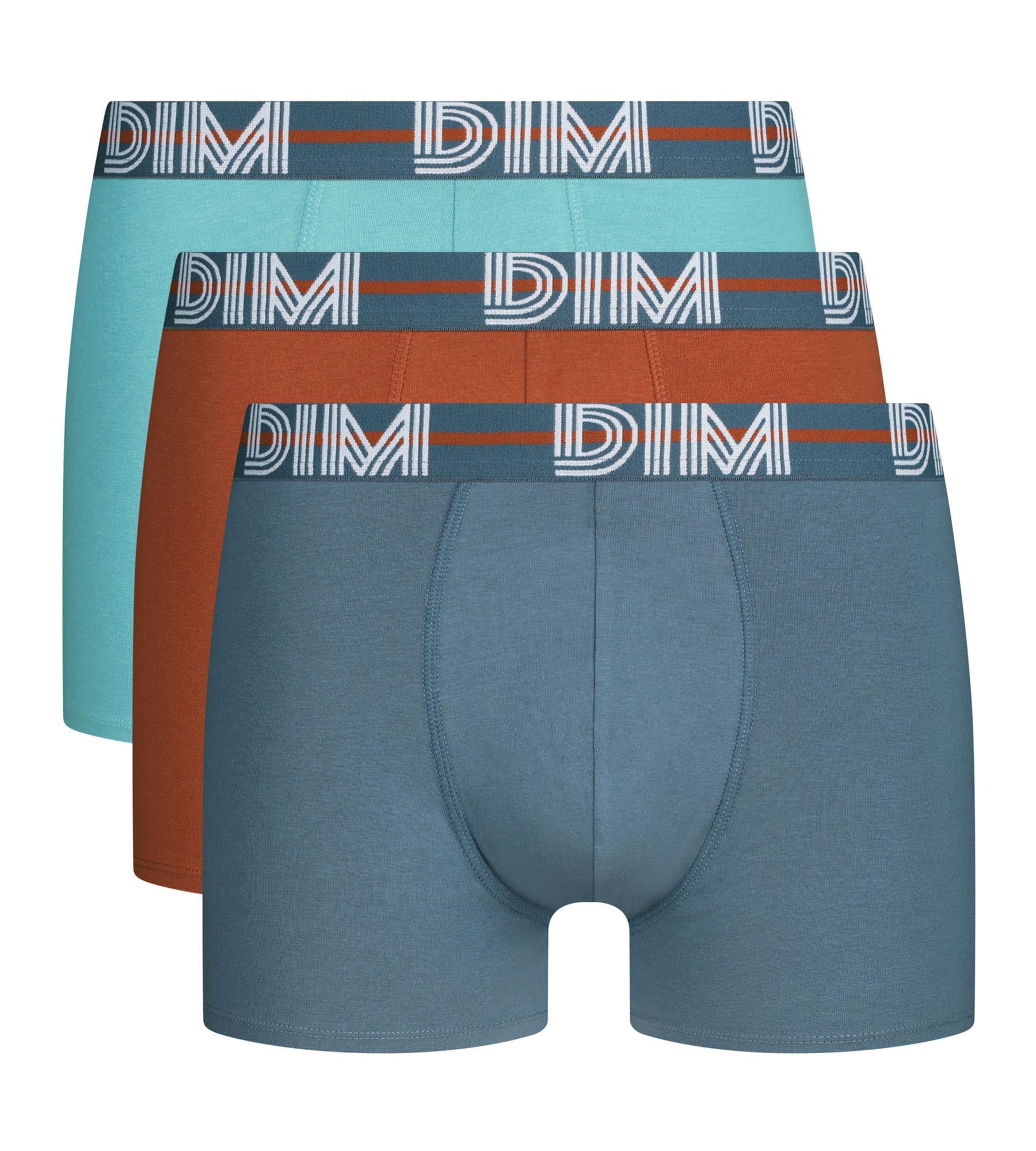 dim-lot-de-3-boxers-homme-powerful-cosmos-ceinture-graphique-noir image 3