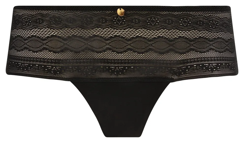 darjeeling-kristen-boxer-maille-et-dentelle-plate-noir-38 image 1