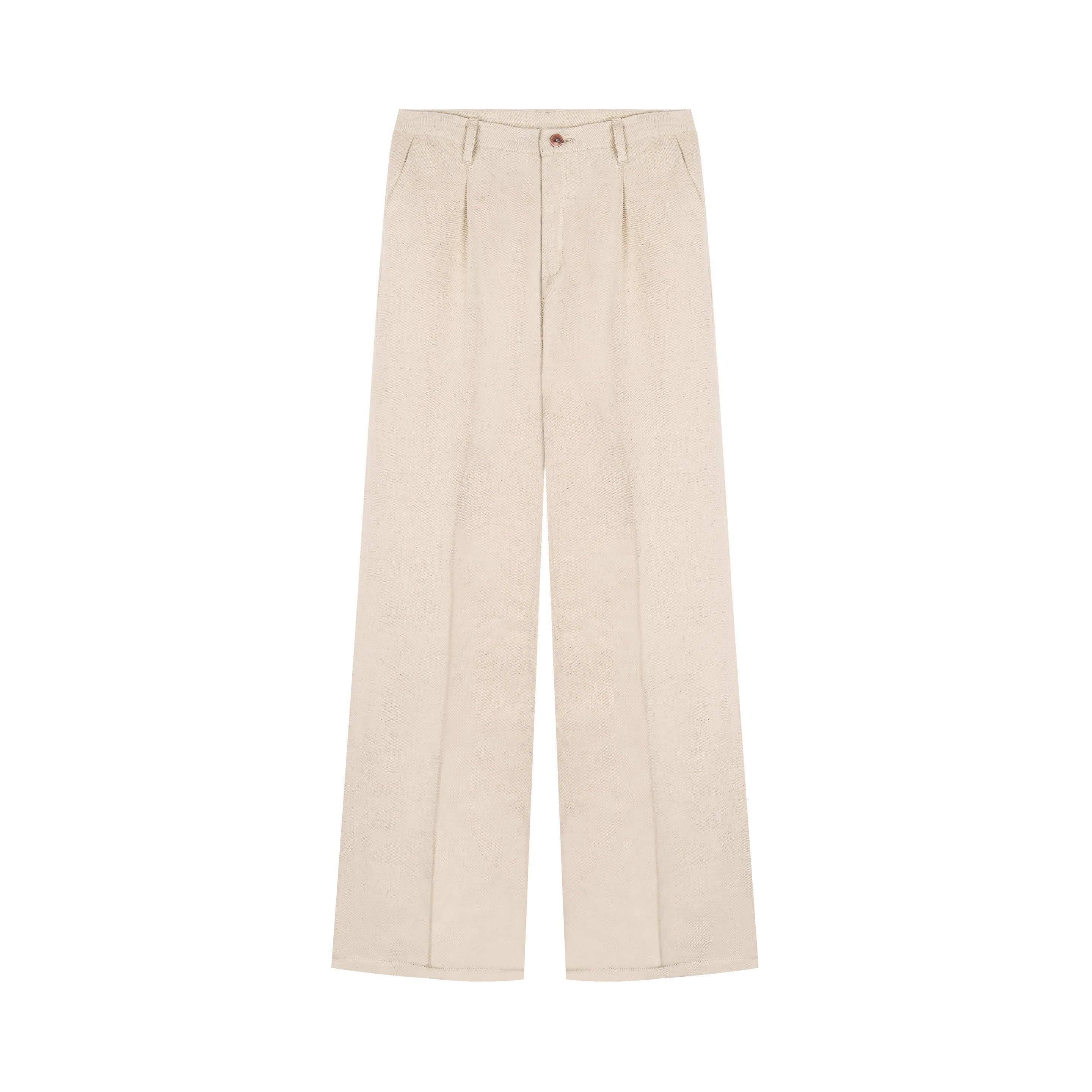 atelier-tuffery-gabi-pantalon-femme-large-taille-haute-chanvre-naturel image 1