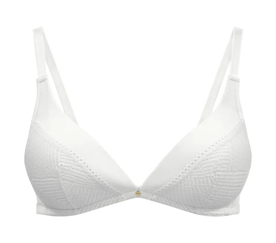 darjeeling-gloria-soutien-gorge-sans-armatures-dentelle-graphique-blanc-m image 1
