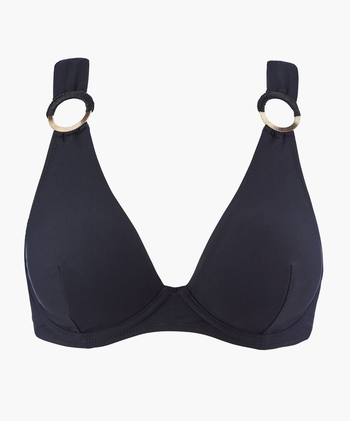 aubade-secret-cove-haut-de-maillot-triangle-armatures-noir image 1