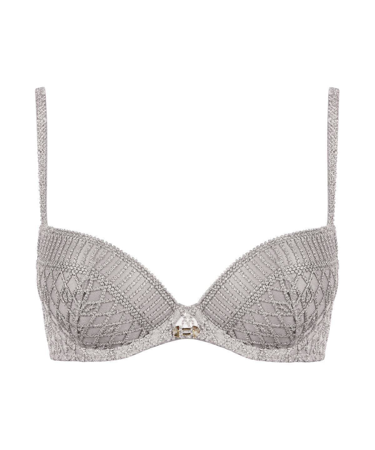 aubade-stardust-dream-soutien-gorge-push-up-coques-cosmos-silver-2 image 1