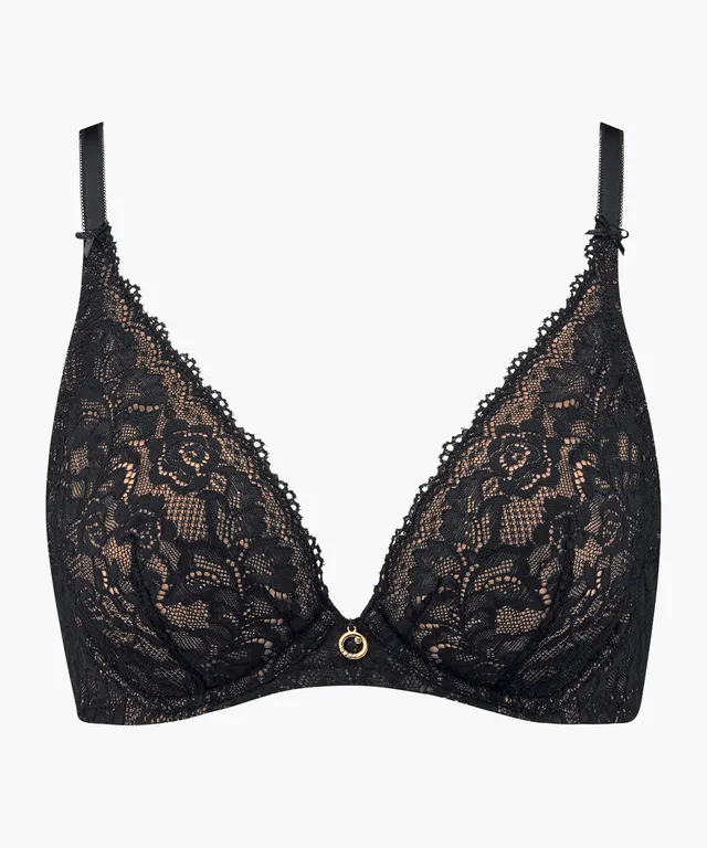 aubade-rosessence-soutien-gorge-triangle-armatures-noir image 1