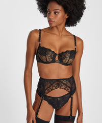 aubade-night-bird-soutien-gorge-demi-corbeille-black-queen image 5
