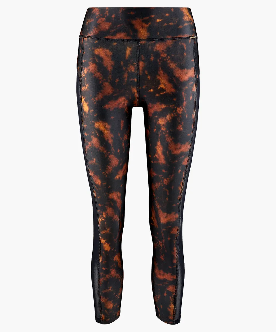 aubade-hot-motion-legging-taille-haute-amber-jungle image 1