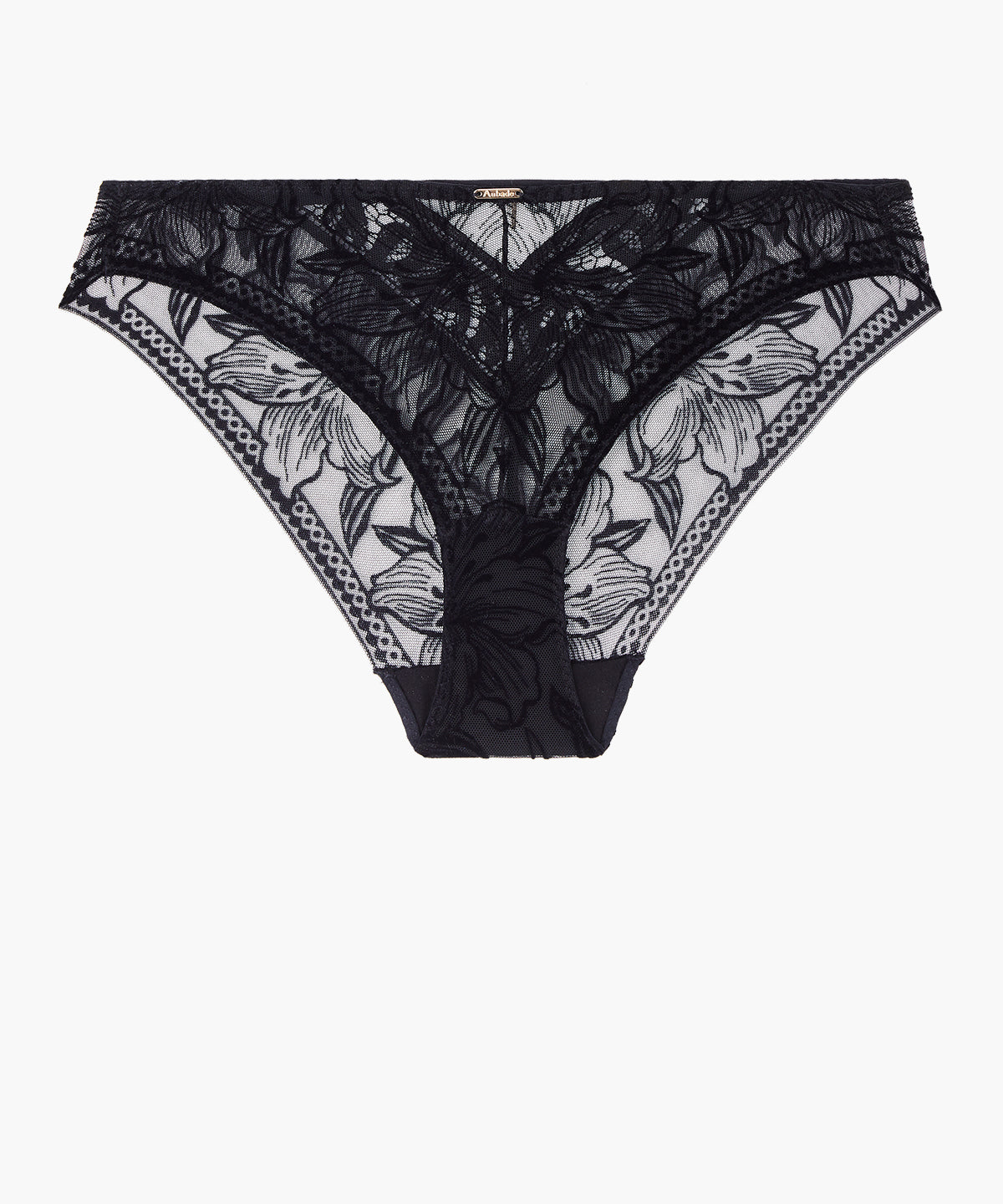 aubade-c-ur-corps-culotte-italienne-noir image 1