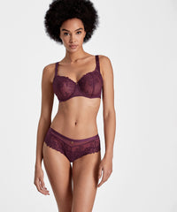 aubade-femme-passion-soutien-gorge-confort-demi-corbeille-wineberry image 5