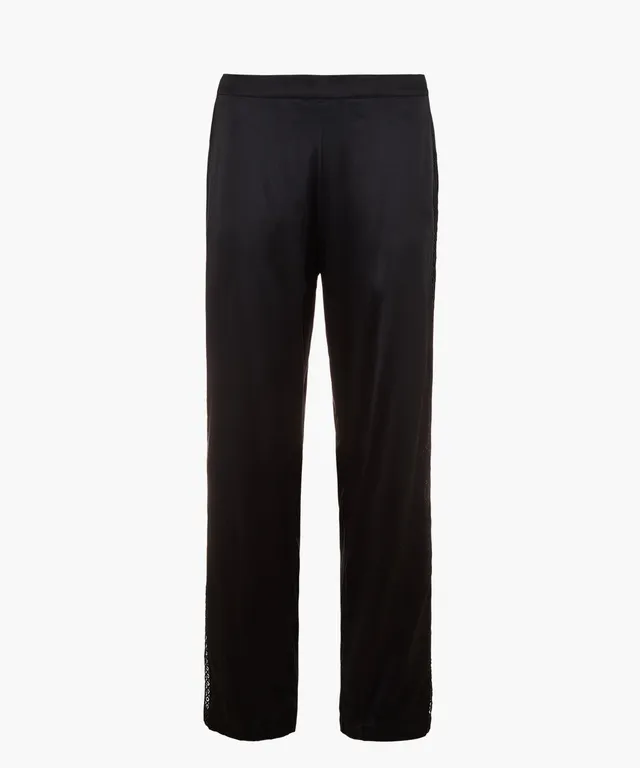 aubade-silk-desire-pantalon-fluide-noir-schwarz image 1