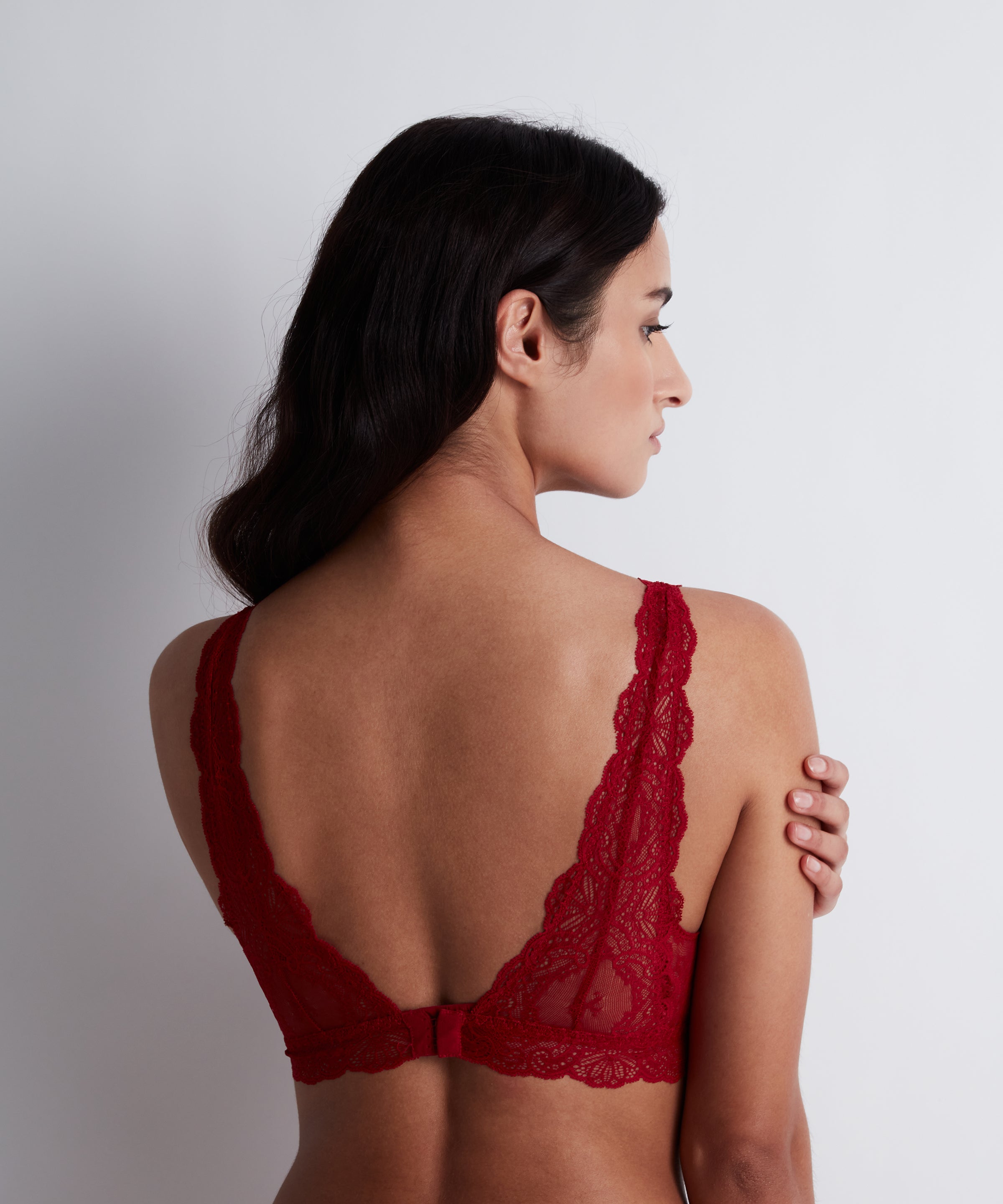 aubade-danse-des-sens-soutien-gorge-triangle-bralette-irresistible-red image 4