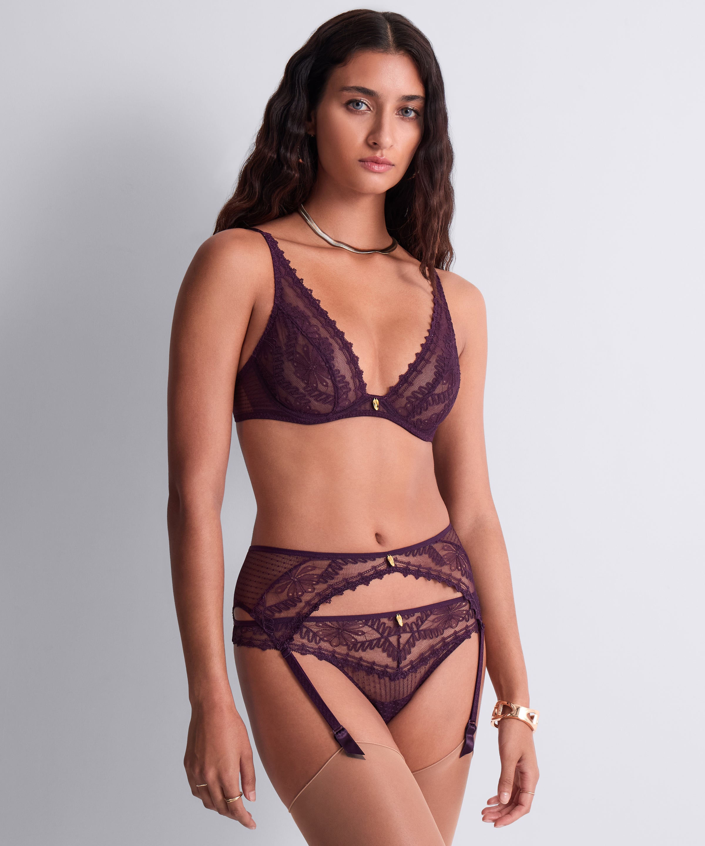 aubade-mystery-of-love-soutien-gorge-triangle-armatures-plum image 3