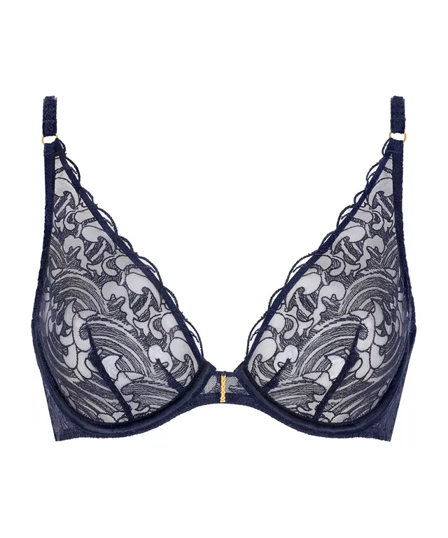 aubade-satin-memories-soutien-gorge-triangle-avec-armatures-deep-sea image 1