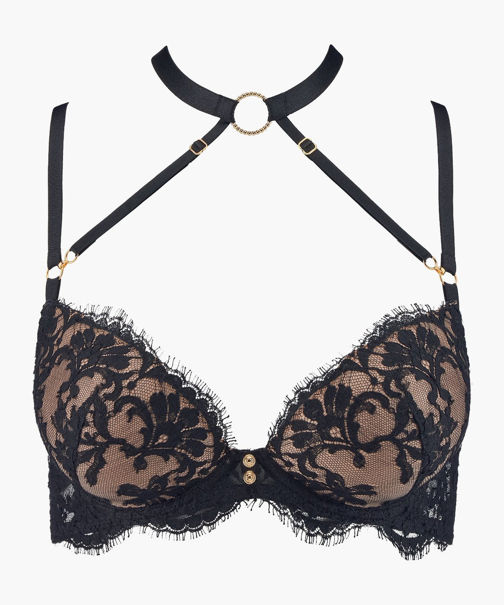 aubade-under-your-spell-soutien-gorge-push-up-ultra-black image 1
